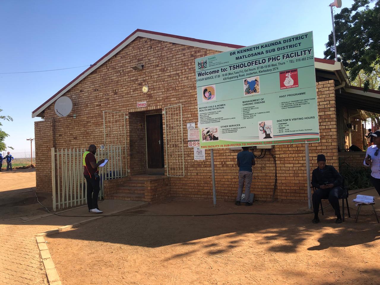 Condition assessment underway at a North West primary health care facility